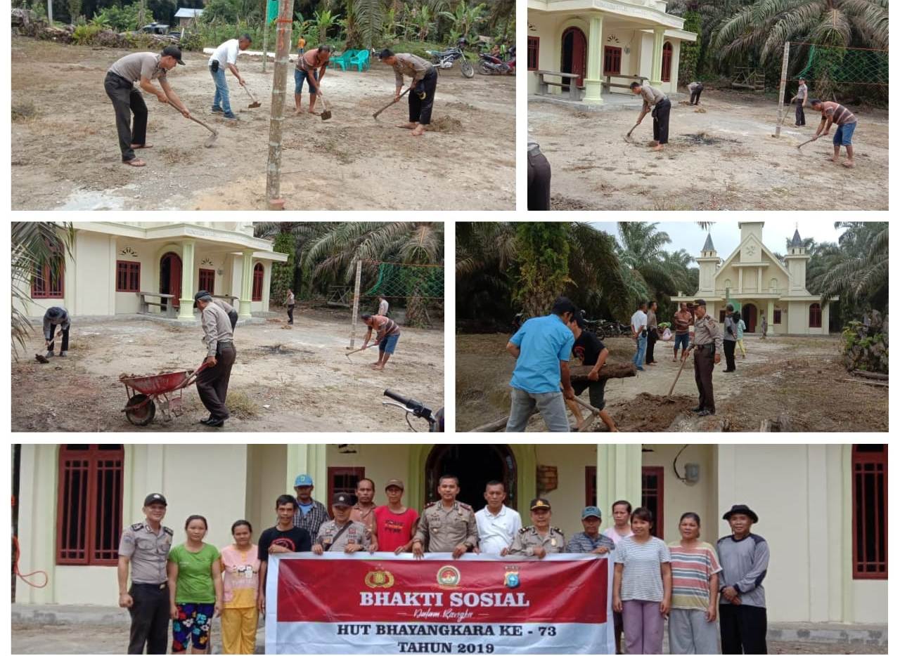 Polsek Kemuning Laksanakan Bhakti Religi Sosial Di Rumah Ibadah